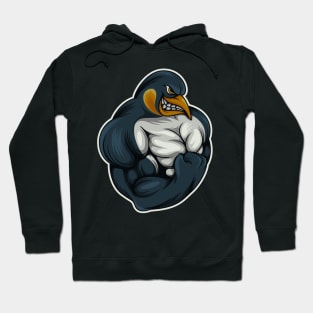 Bodybuilding Penguin Hoodie